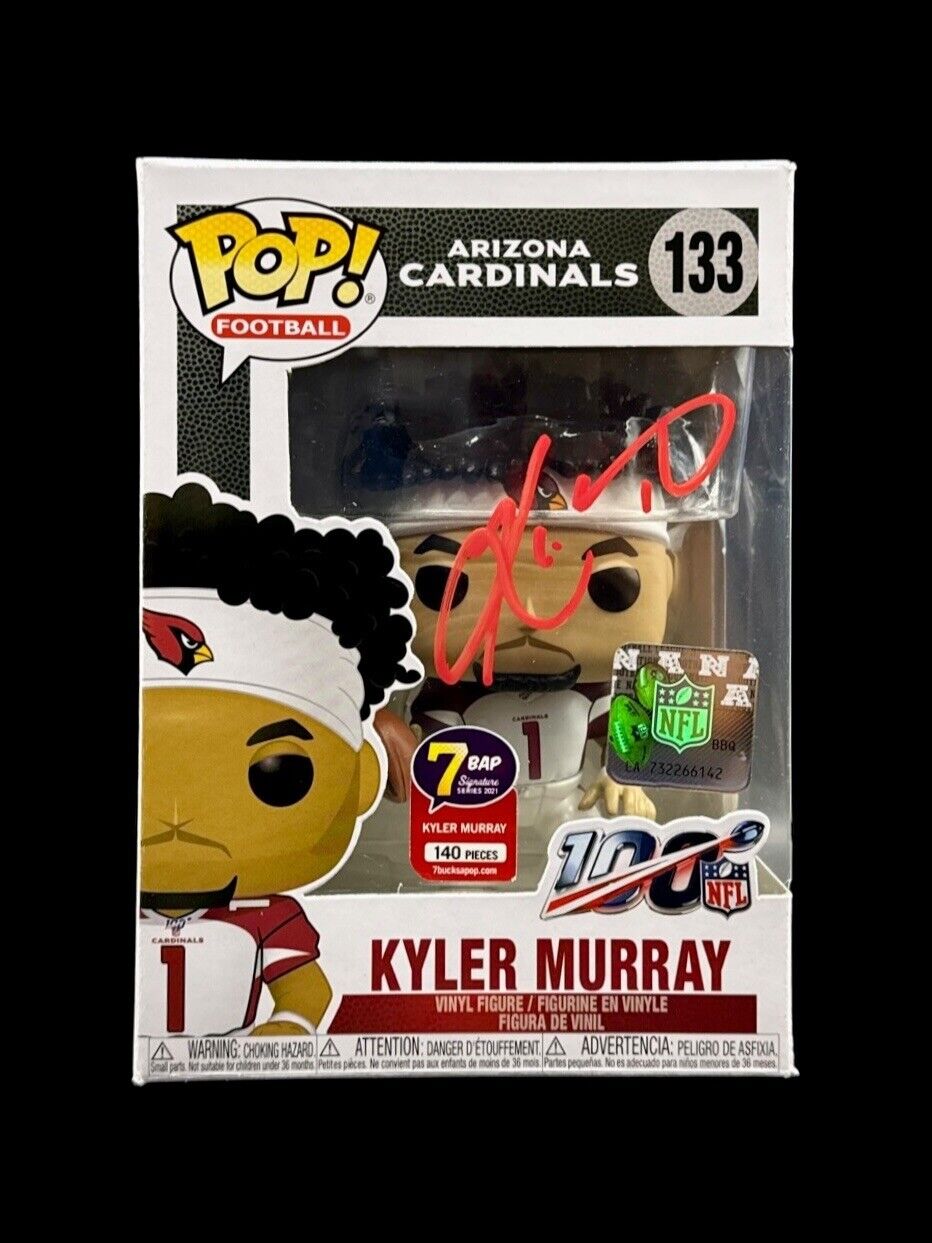 Funko Pop Kyler Murray Autograph Beckett Certified Rookie Figure! Limited /140