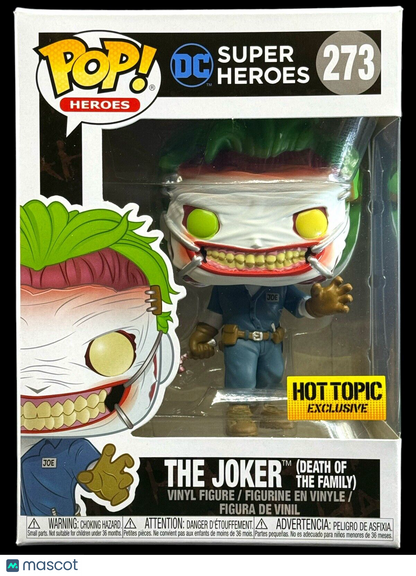 Funko POP HOT TOPIC EXCLUSIVE Death of the Family Joker #273 DC Super Heroes