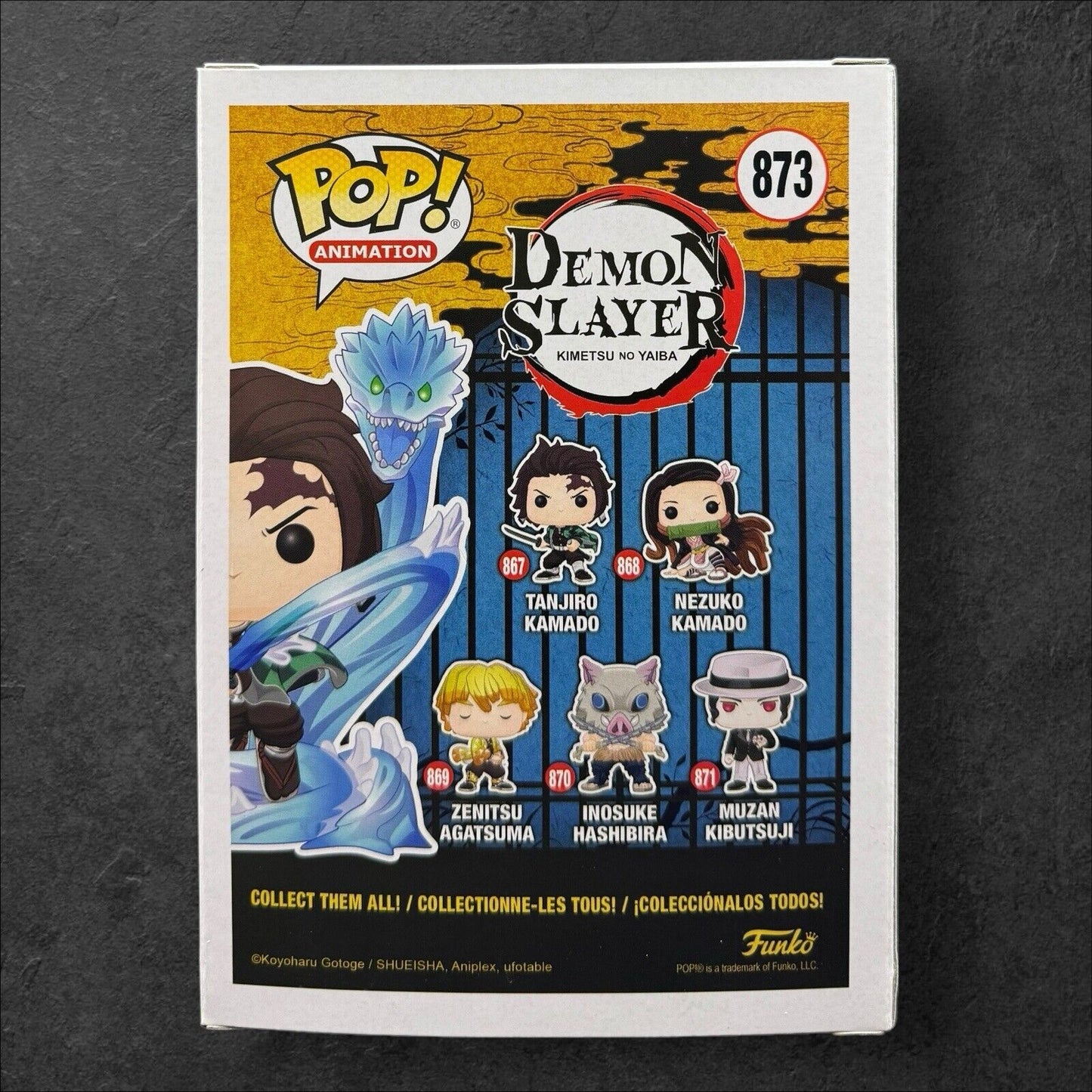 Funko Pop! Vinyl 873 Demon Slayer: Tanjiro Kamado Glow In The Dark Box Lunch Ex