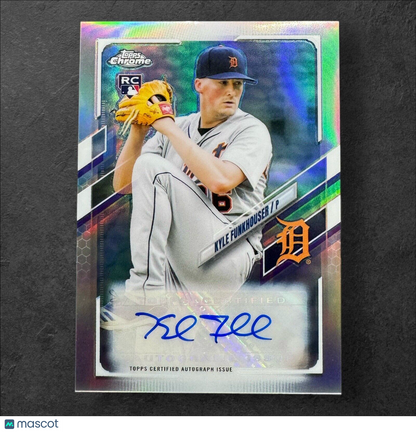 Kyle Funkhouser 2021 Topps Chrome Update Refractor Autograph AUTO RC #CUSA-KF