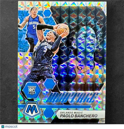 Paolo Banchero 2022-23 Panini Mosaic RC Montage Silver Mosaic Prizm 19 Magic