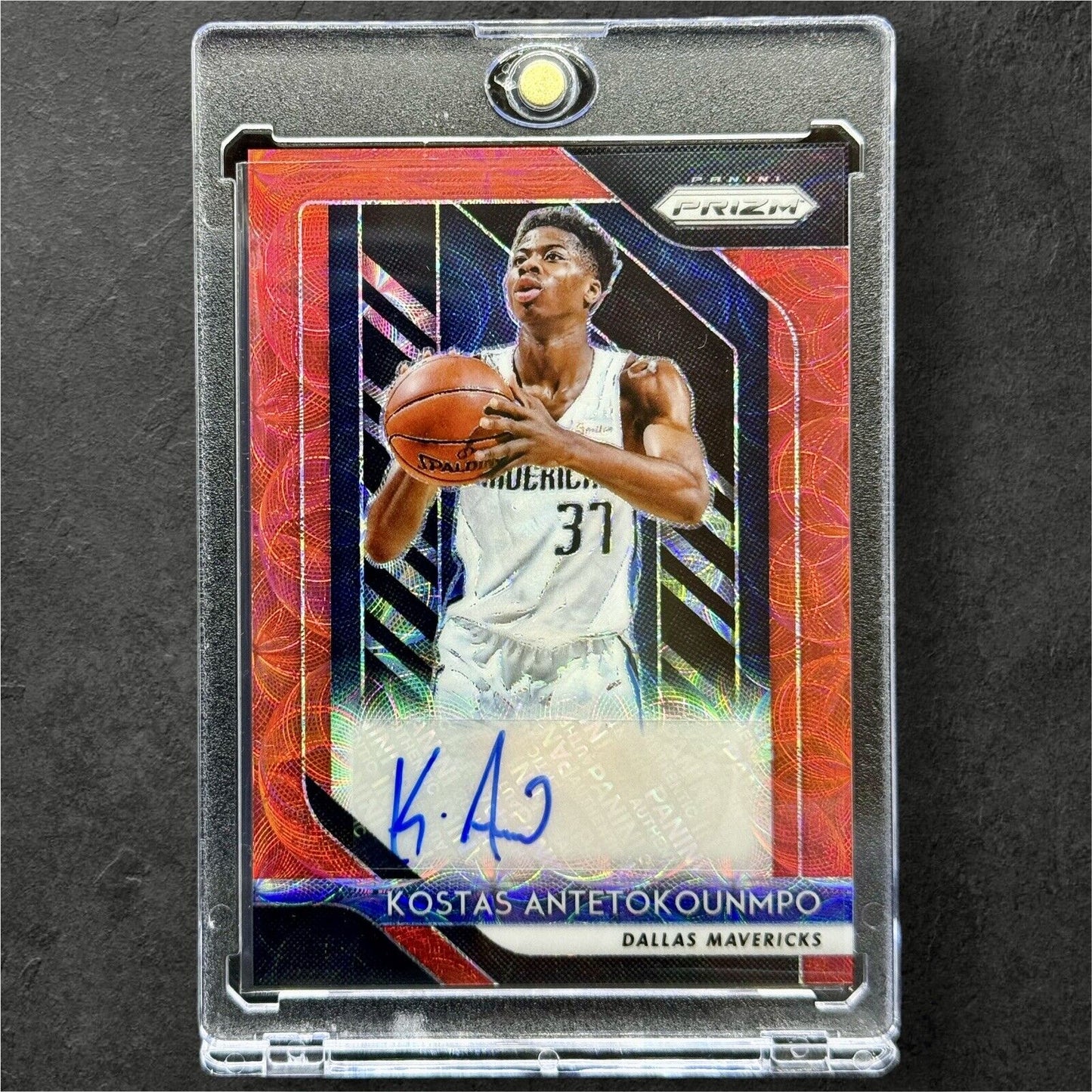 Kostas Antetokounmpo 2018 Panini Prizm Signatures Choice Rookie Auto