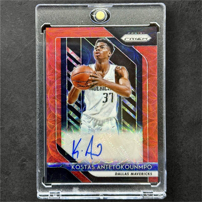 Kostas Antetokounmpo 2018 Panini Prizm Signatures Choice Rookie Auto