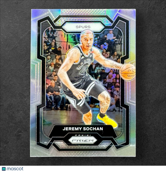 Jeremy Sochan 2023-24 Panini Prizm SILVER SP #122 San Antonio Spurs