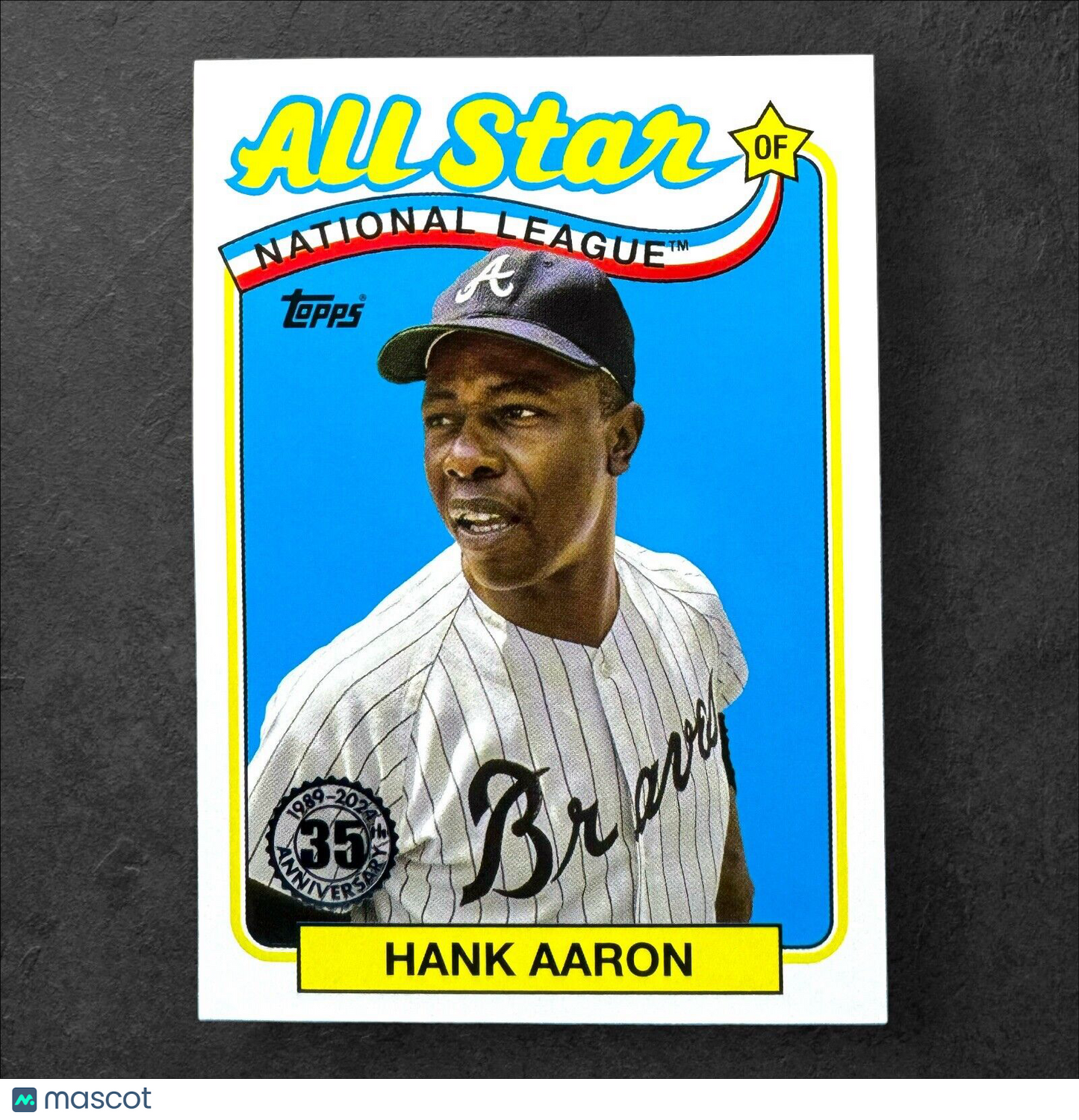 Hank Aaron 2024 Topps Series 2 - 1989 All Star Insert- #89ASB-2 Atlanta Braves