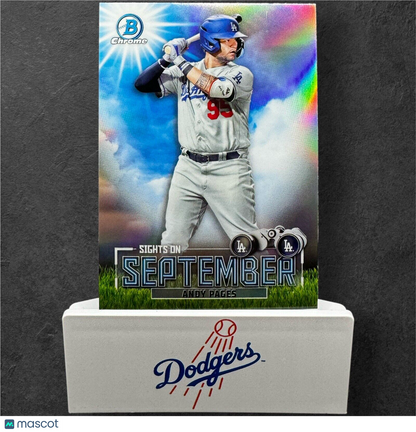 Andy Pages 2023 Bowman Chrome Sights On September SOS5 Insert Refractor