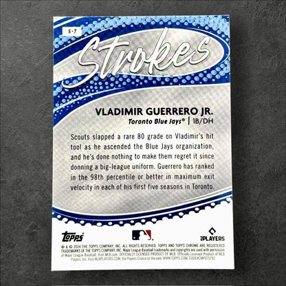 Vladimir Guerrero Jr. 2024 Topps Chrome #S-7 Strokes