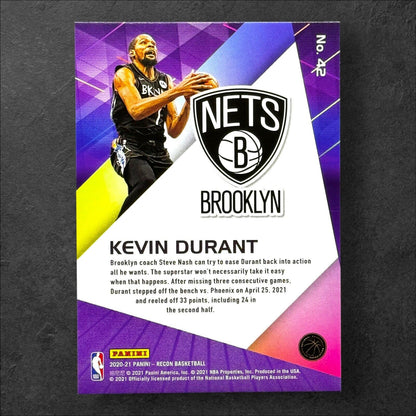 2020-21 Panini Recon #42 Kevin Durant Brooklyn Nets