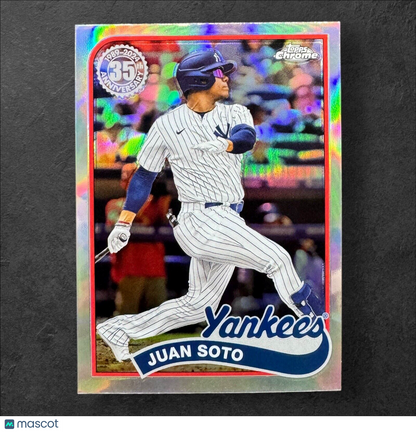 JUAN SOTO 2024 Topps Chrome #89CB-9 1989 35th Anniversary New York Yankees