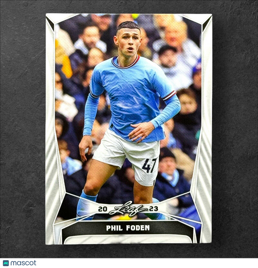 2023 Leaf Soccer White Phil Foden #B-10