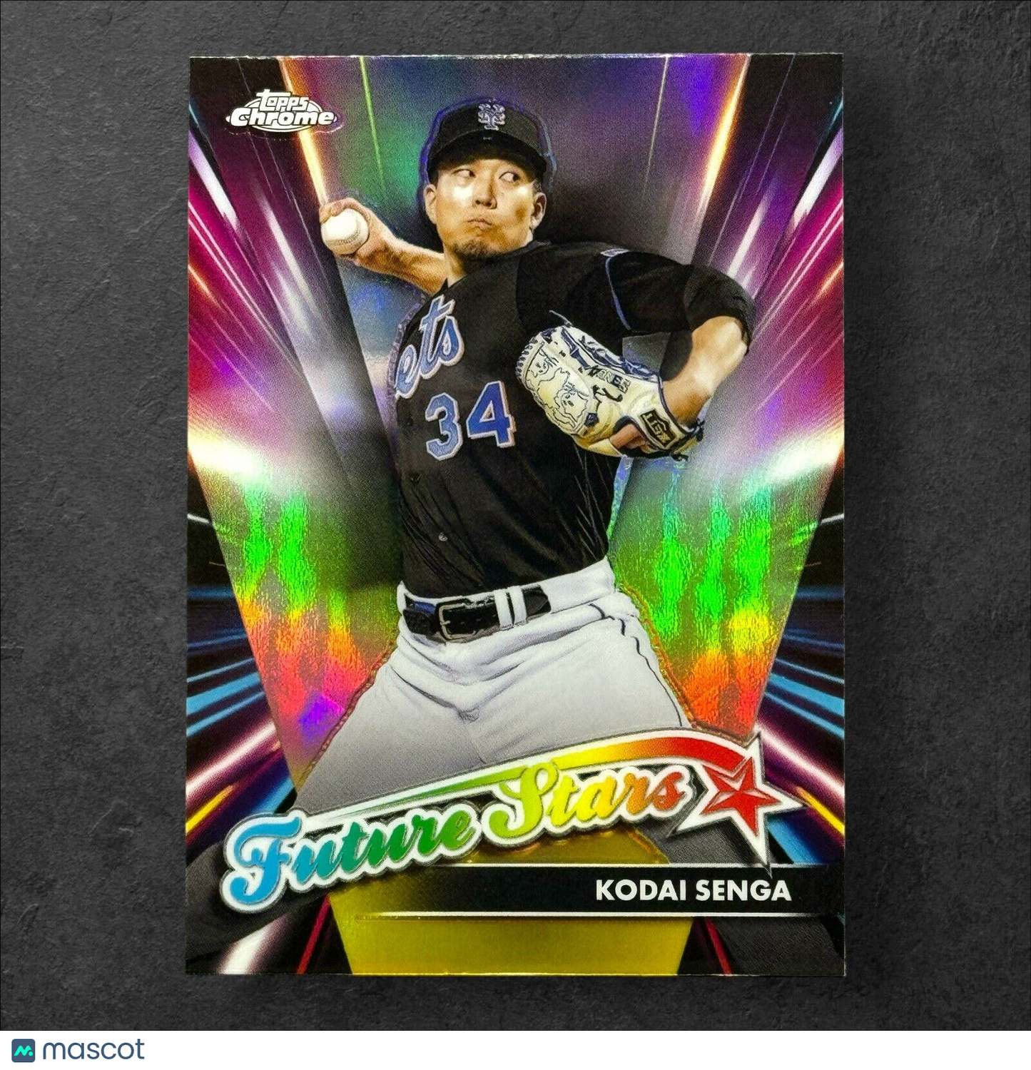 Kodai Senga 2024 TOPPS CHROME FUTURE STARS INSERT CARD #FS-9 New York Mets