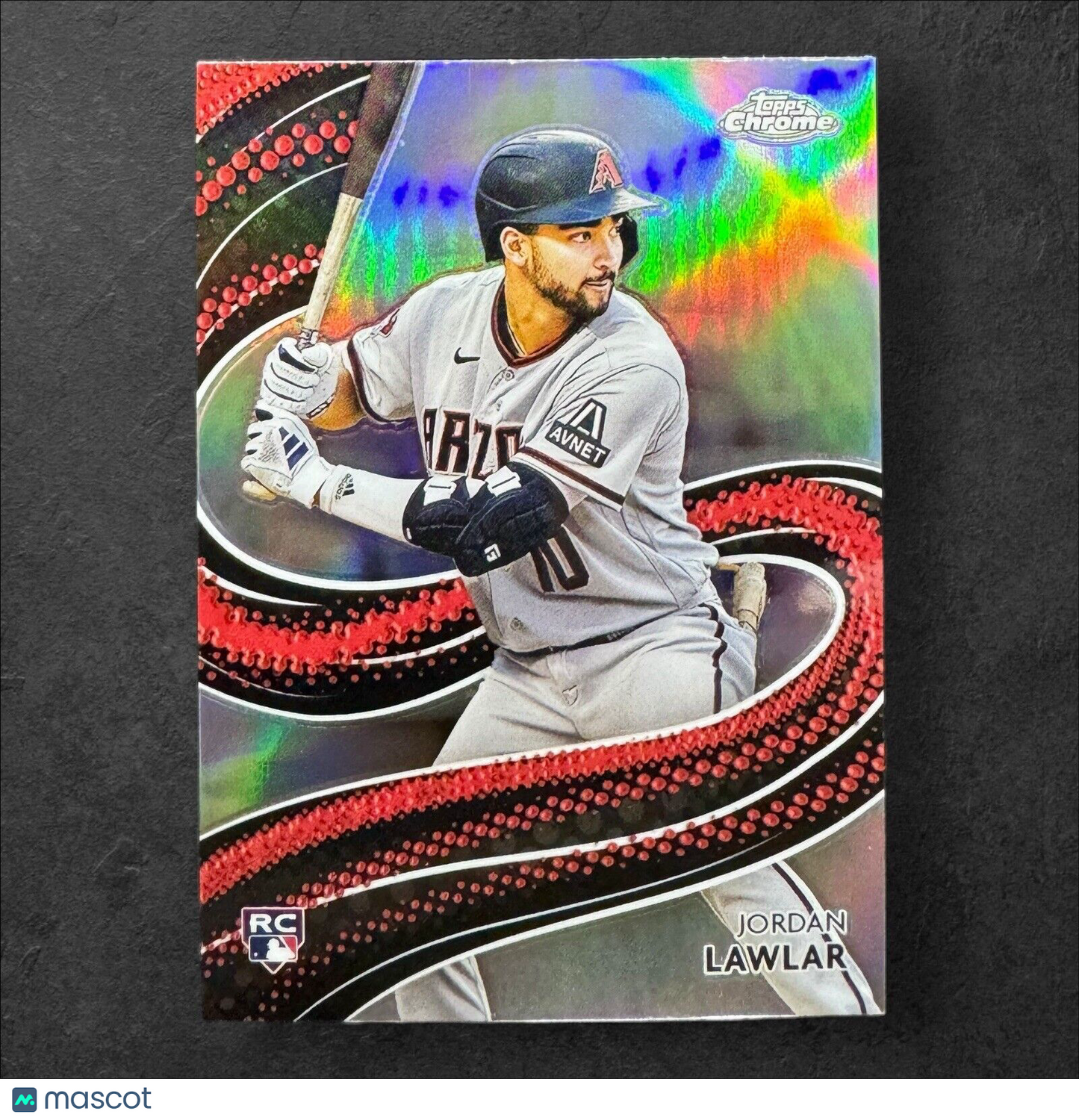 2024 Topps Chrome Jordan Lawlar Strokes #S-25 Arizona Diamondbacks