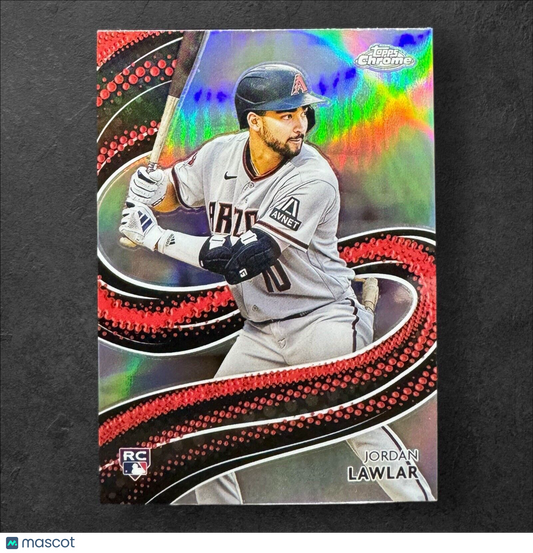 2024 Topps Chrome Jordan Lawlar Strokes #S-25 Arizona Diamondbacks