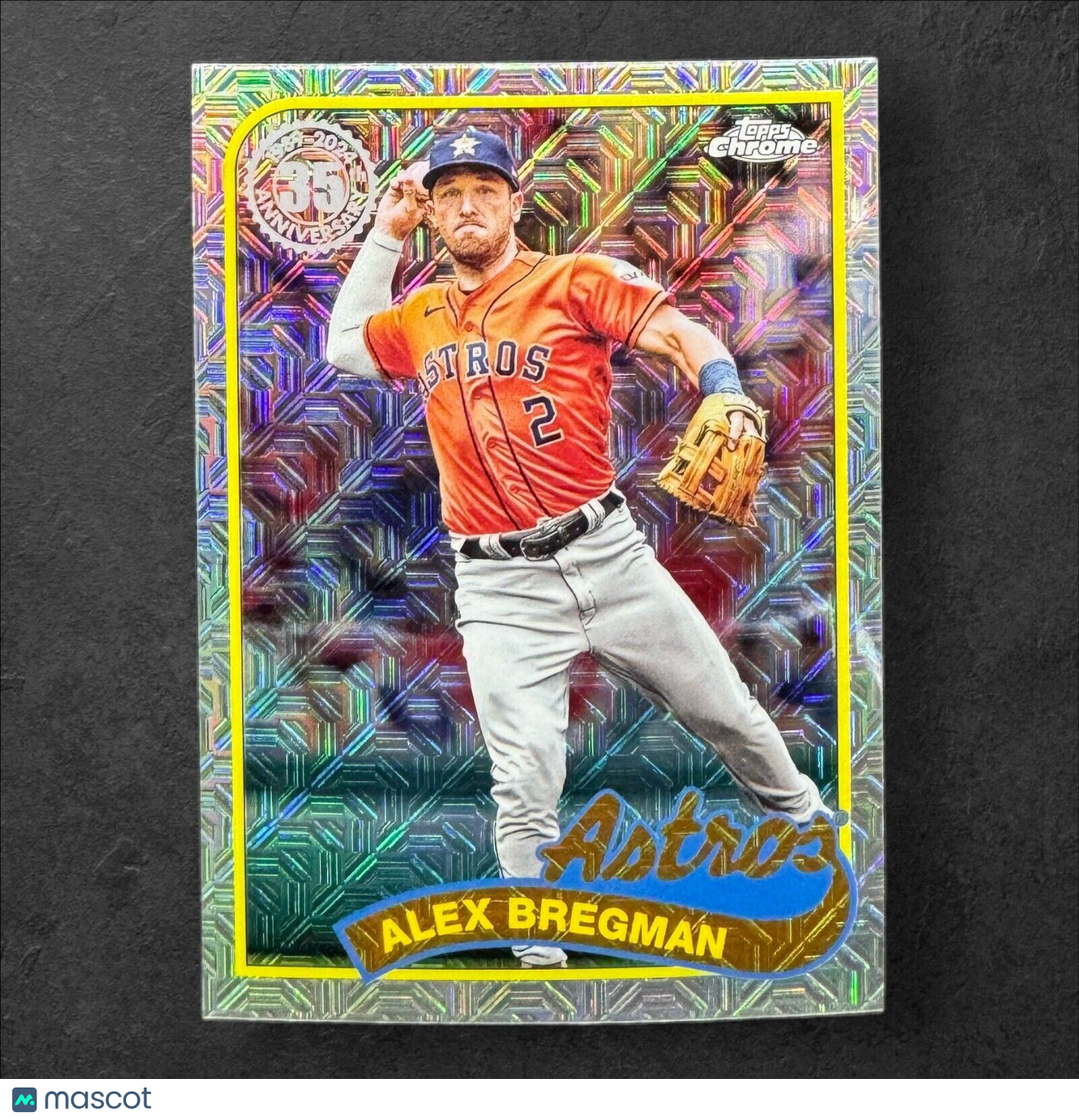 Alex Bregman 2024 Topps Series 2 #2T89C-98 Silver Pack 1989 Chrome Mojo Astros