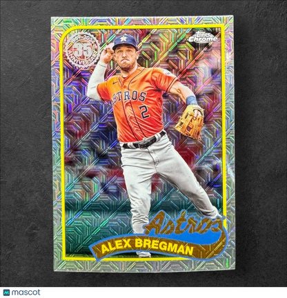 Alex Bregman 2024 Topps Series 2 #2T89C-98 Silver Pack 1989 Chrome Mojo Astros