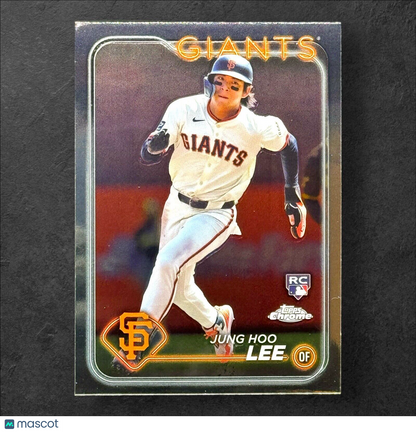 JUNG HOO LEE 2024 TOPPS CHROME RC REFRACTOR SAN FRANCISCO GIANTS