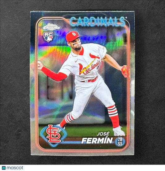 Jose Fermin 2024 Topps Chrome Refractor #175 RC St. Louis Cardinals