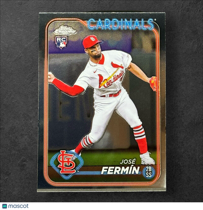 Jose Fermin 2024 Topps Chrome Rookie Card #175 St. Louis Cardinals RC