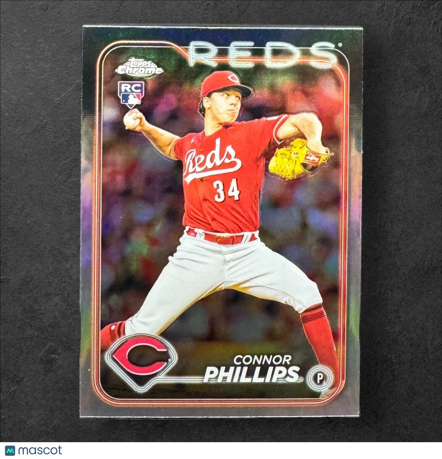 2024 Topps Chrome CONNOR PHILLIPS RC Refractor Parallel #20 Reds