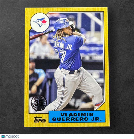 VLADIMIR GUERRERO JR 2022 Topps Series 1 1987 Anniversary T87-80 Blue Jays