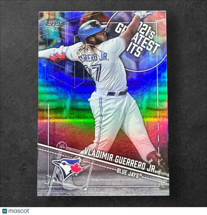 Vladimir Guerrero Jr. '21 Greatest Hits 2022 Topps 21GH-1 Blue Jays Rainbow Foil