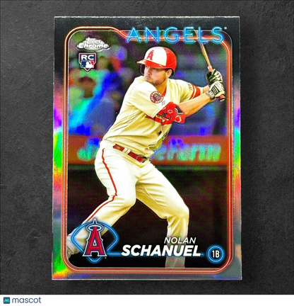 2024 Topps Chrome Nolan Schanuel #274 Refractor Angels