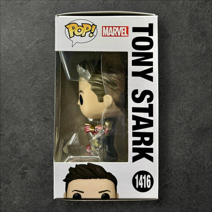 Tony Stark Funko Pop! The Infinity Saga GITD EE Vinyl Figure 1416 w/PopProtector