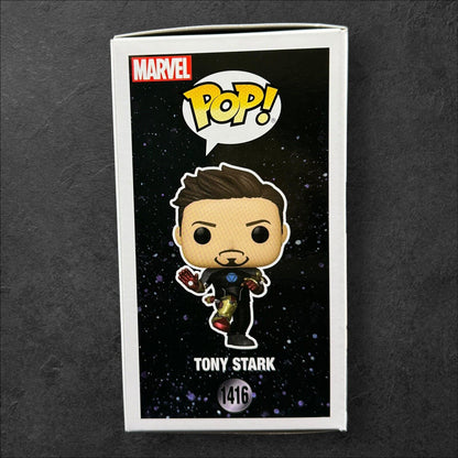Tony Stark Funko Pop! The Infinity Saga GITD EE Vinyl Figure 1416 w/PopProtector