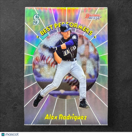 Alex Rodriguez 2018 Bowman’s Best Performers Refractor 98BP-AR0 NM Mariners