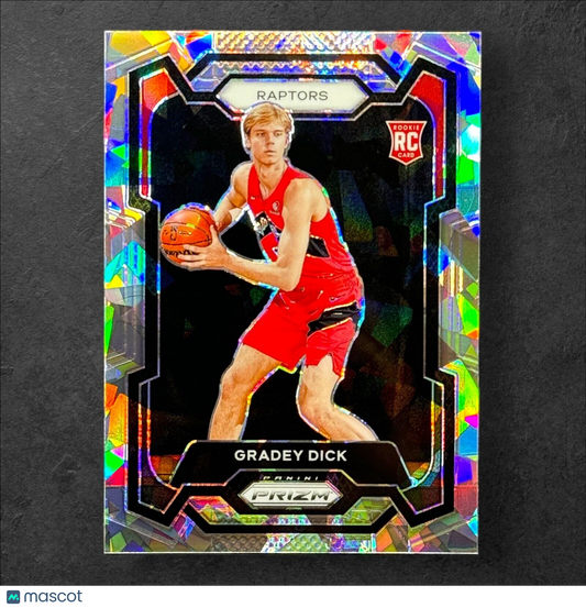 Gradey Dick 2023-24 Panini Prizm RC Cracked Ice  Prizm