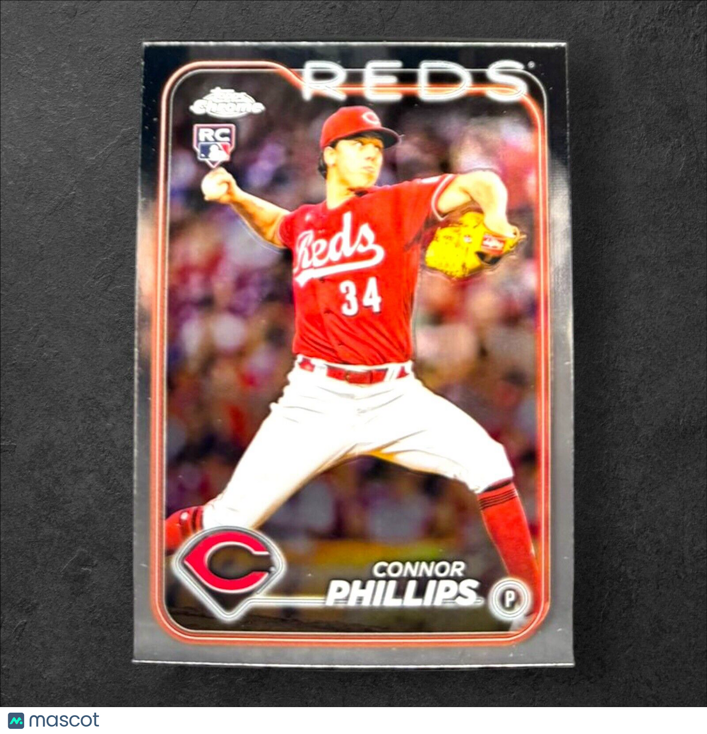 2024 Topps Chrome Connor Phillips RC #20 Cincinnati Reds