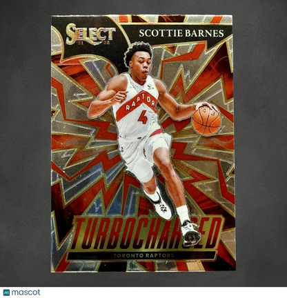 2021-22 Panini Select Scottie Barnes Rookie RC Turbocharged #4 Raptors