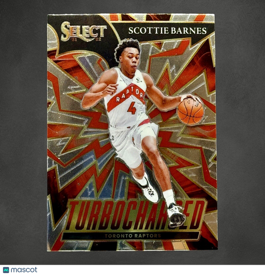 2021-22 Panini Select Scottie Barnes Rookie RC Turbocharged #4 Raptors