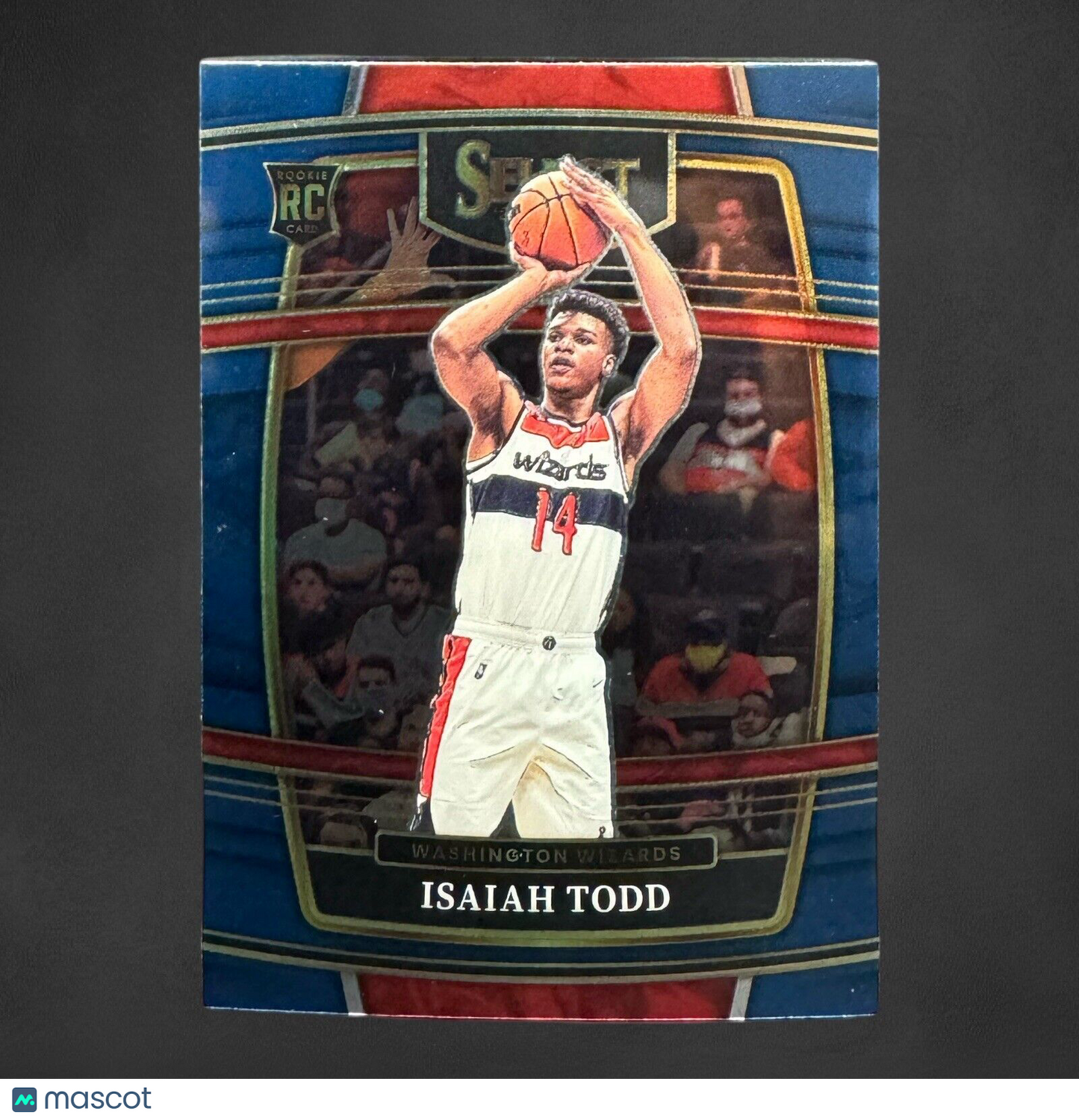 Isaiah Todd Rookie RC 2021-22 Panini Select Retail Concourse Base #65 Wizards