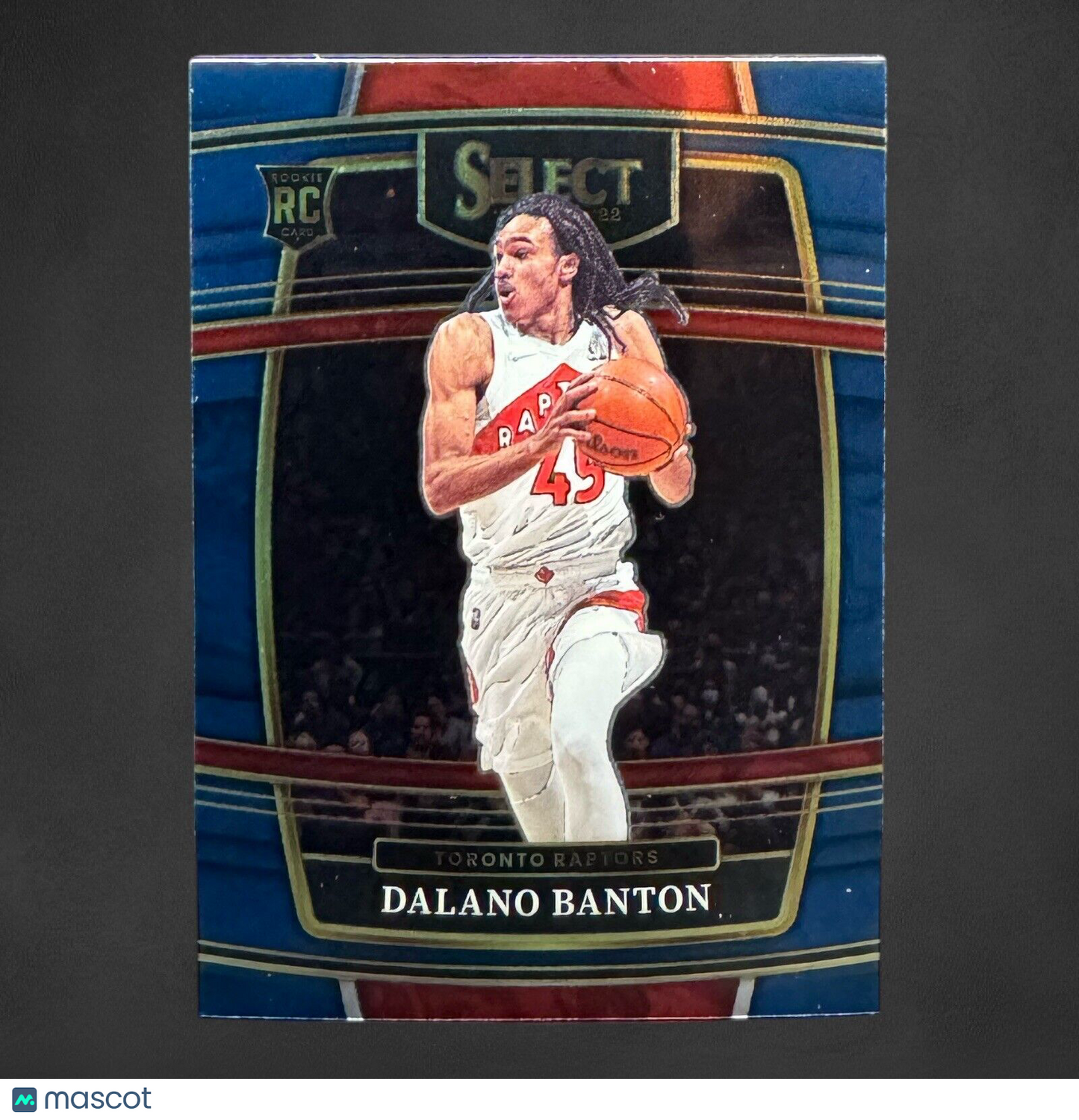 Dalano Banton RC 2021-22 Panini Select Retail Concourse Base #91 Toronto Raptors