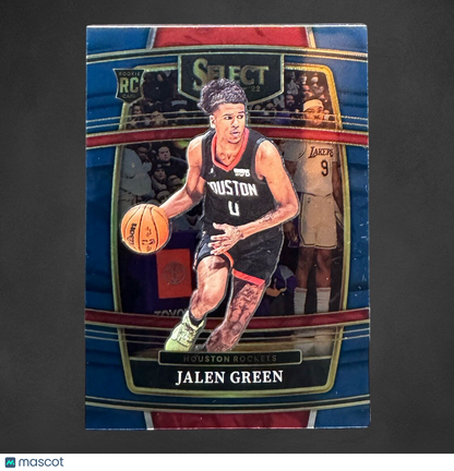 Jalen Green 2021-22 Panini Select #7 Concourse Rookie Rockets