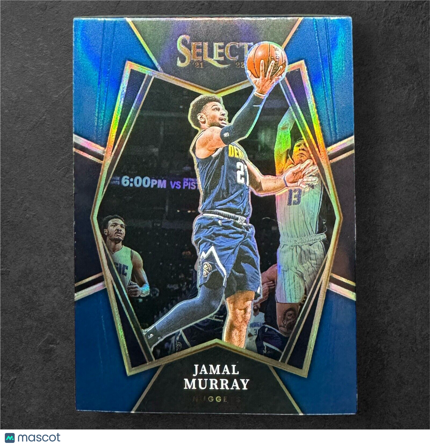 2021-22 Panini Select Premier Level Blue Base Jamal Murray #112 Denver Nuggets