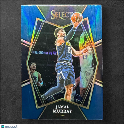 2021-22 Panini Select Premier Level Blue Base Jamal Murray #112 Denver Nuggets