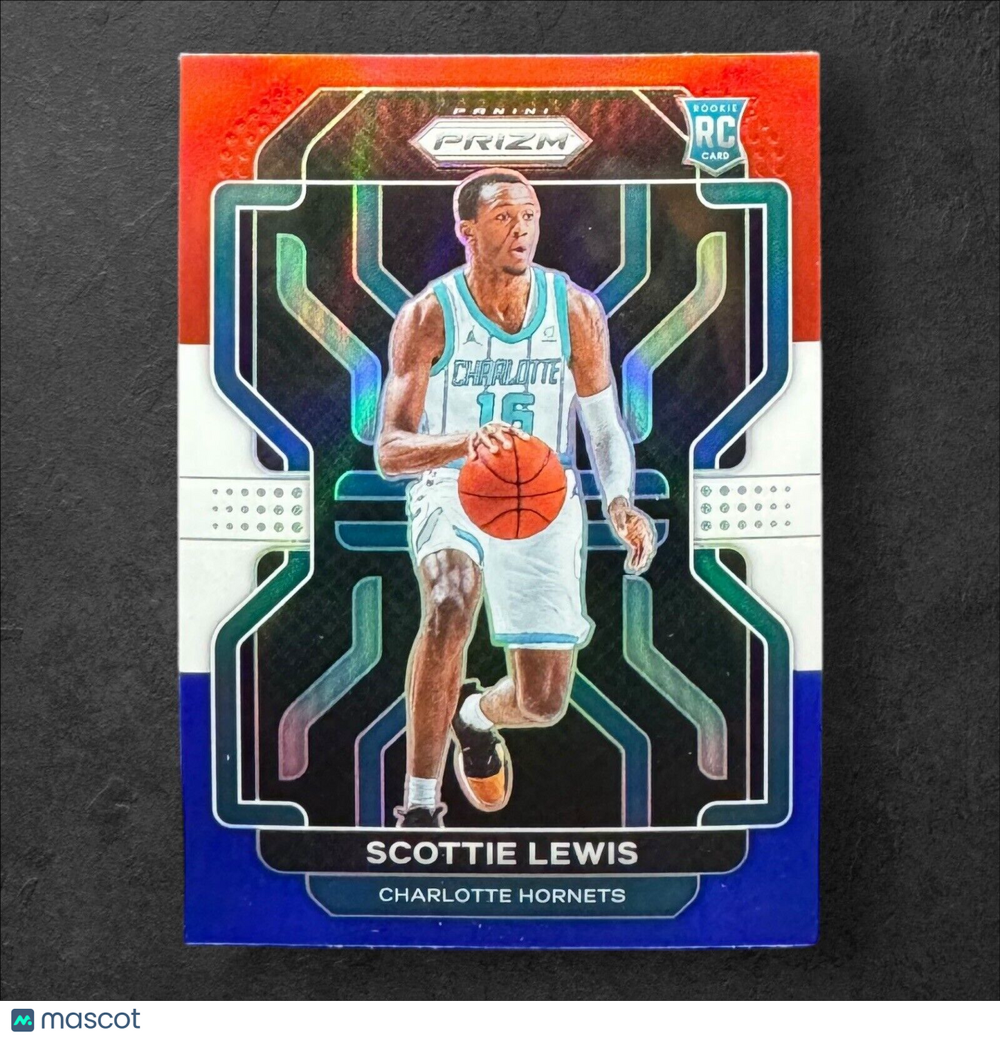 2021-22 Panini Prizm - Red White & Blue Prizm #287 Scottie Lewis (RC)