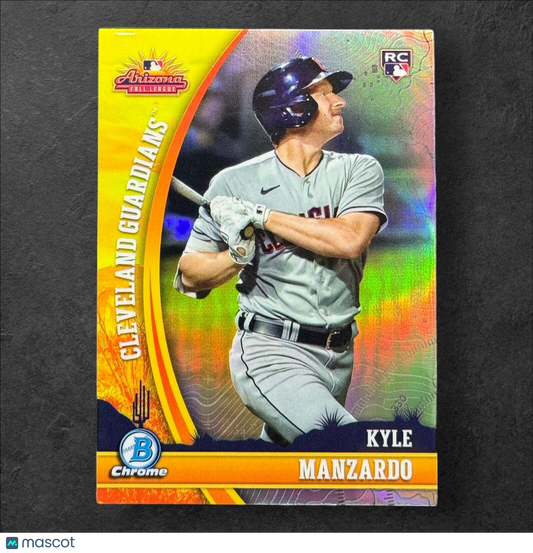 Kyle Manzardo 2024 Bowman Chrome AFLS-14 RC Arizona Fall Stars Guardians Insert