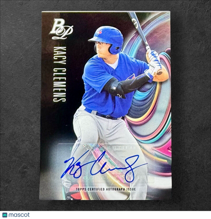 Kacy Clemens 2018 Bowman Platinum Top Prospects Auto #TOP-42 Toronto Blue Jays