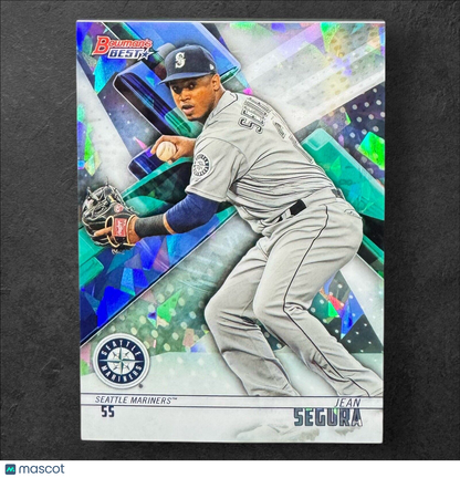 Jean Segura CRACKED ICE PARALLEL 2018 Bowman's Best #44 Seattle Mariners