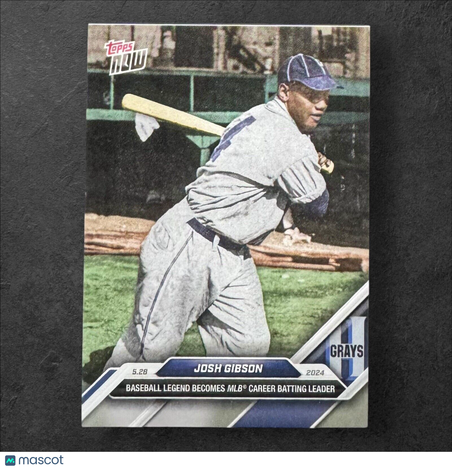 2024 MLB Topps NOW 241 JOSH GIBSON HOMESTEAD GRAYS