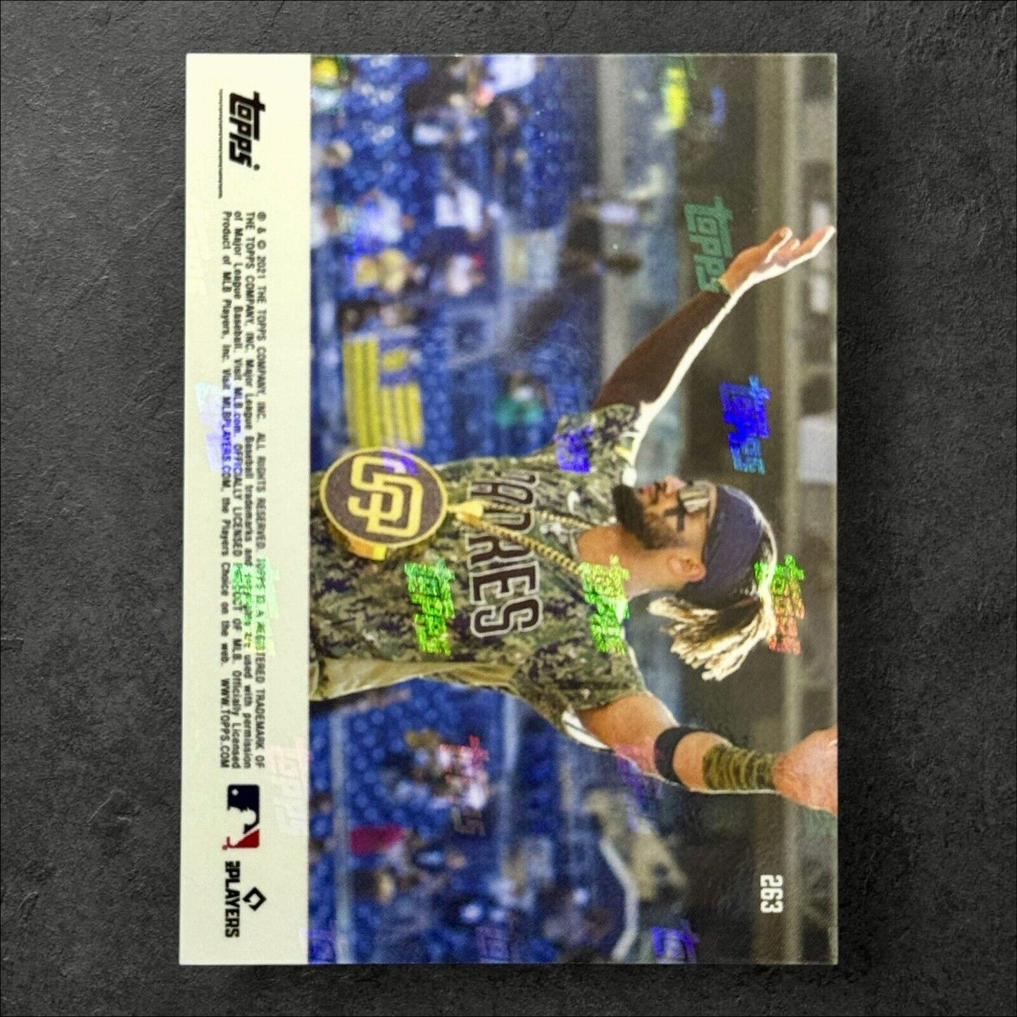 2021 Topps Now #263 Fernando Tatis Jr. Grand Slam Highlights 6HR 2RBI - Blue /49