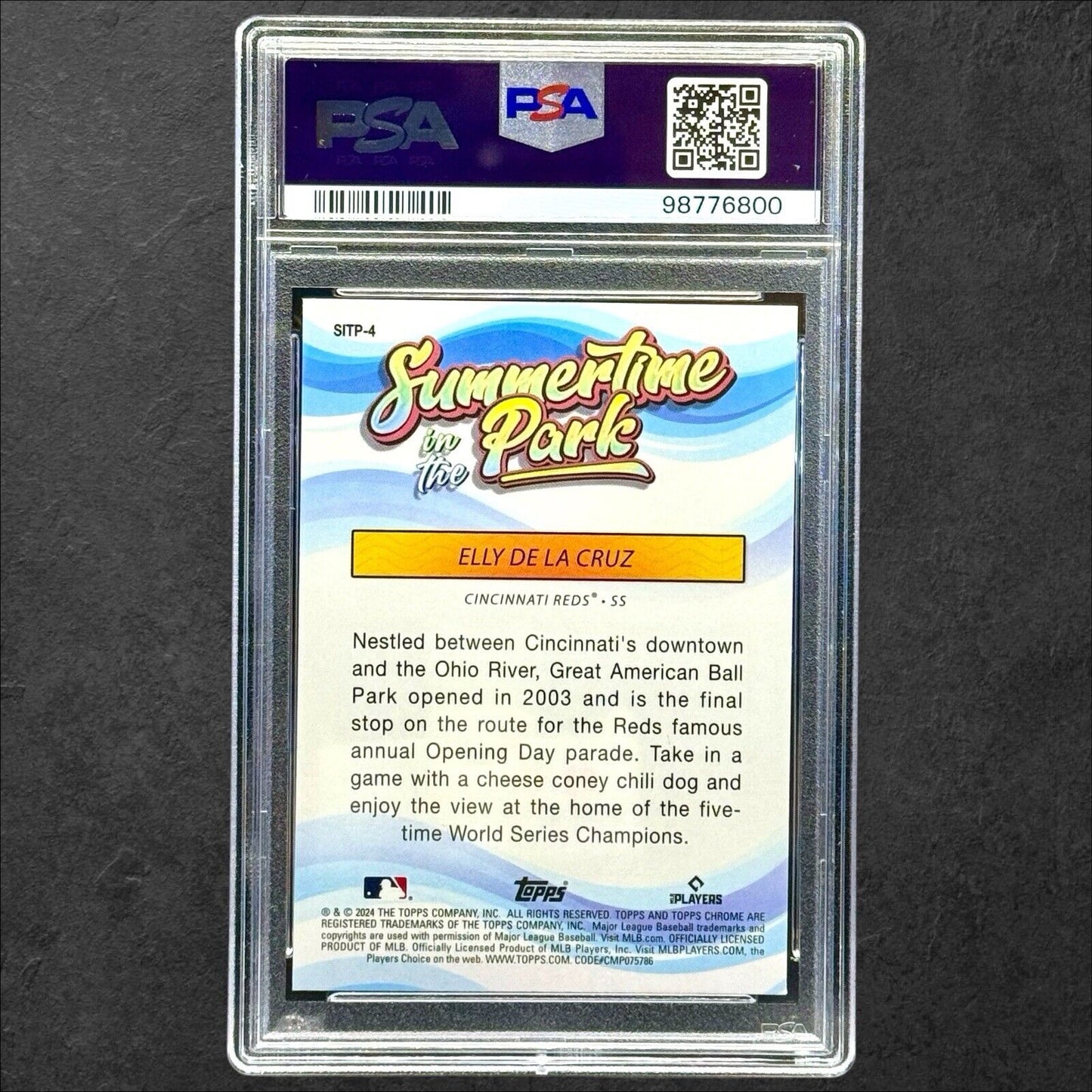 2024 Topps Chrome - Summertime in the Park #SITP-4 Elly De La Cruz (RC)