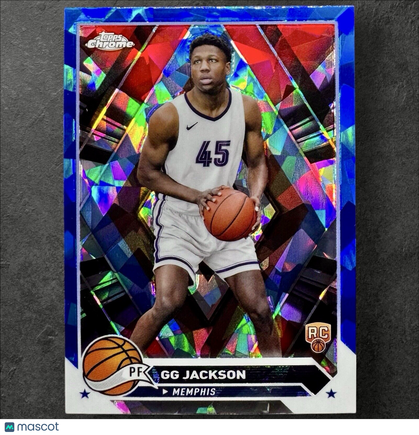 2023-24 Topps Chrome Sapphire Basketball # 54 GG Jackson Blue Sapphire