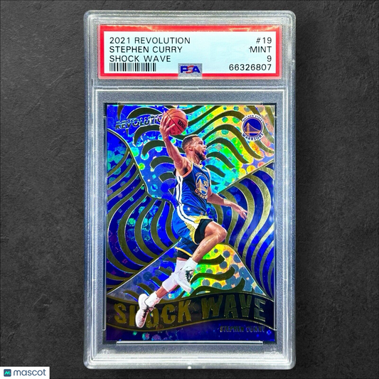 2021 Revolution Stephen Curry Shock Wave #19 PSA 9 Mint