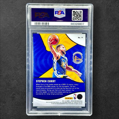 2021 Revolution Stephen Curry Shock Wave #19 PSA 9 Mint