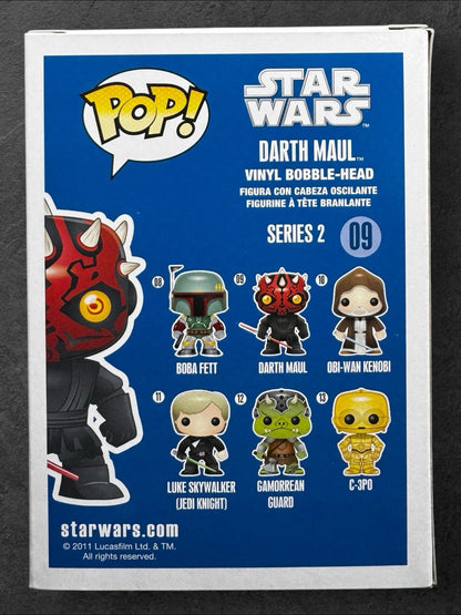 Funko POP! #09 DARTH MAUL Signed By RAY PARK Phantom Menace JSA Authenticated