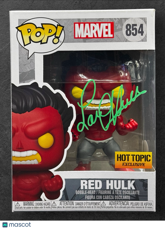 Funko Pop! 854 Signed by Original Hulk Actor Lou Ferrigno Hot Topic Exclusive